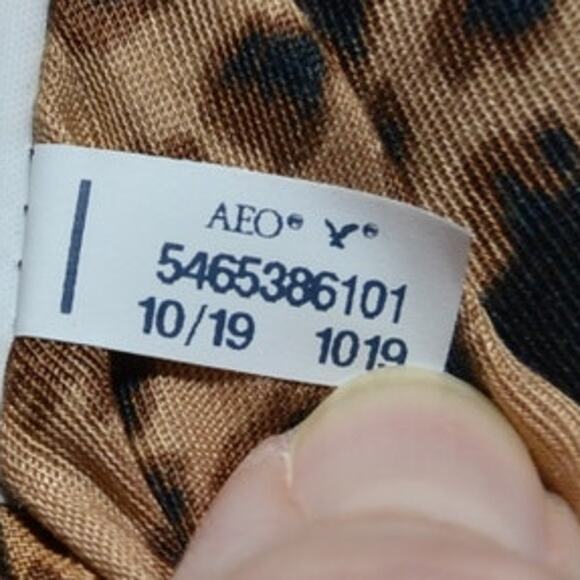 American Eagle Outfitters Black Floral Kimono One Size - Picture 9 of 9